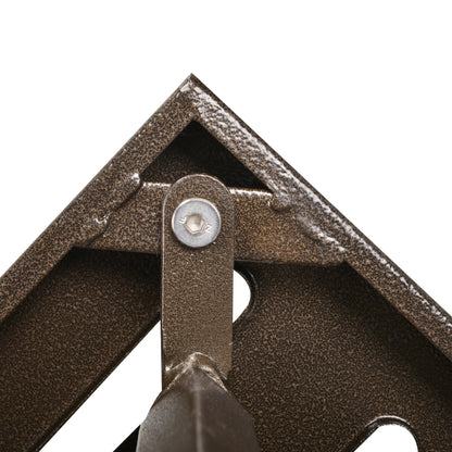 Rattan Table Garden Table Patio Table Coffee Table with Umbrella Hole Perfect for Garden Balcony Terrace 55.5 x 55.5 x 46 cm Brown