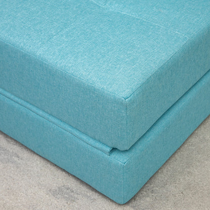 Folding Sleeper Chair, Sofa Bed, 2-in-1 Folding Chair with Bed Function, Recliner with Pillows, Guest Bed for Living Room, Bedroom, Up to 120 kg Capacity, Blue