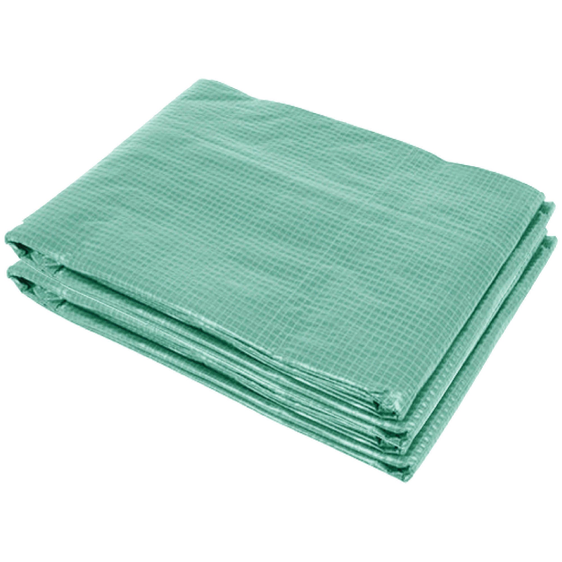 Greenhouse Cover Film 3x2x2m, Waterproof Garden Film with UV Protection, PE Film, Cover for Gardening Greenhouse Tunnel, Tunnel Film for Outdoor Area, Plants, Green