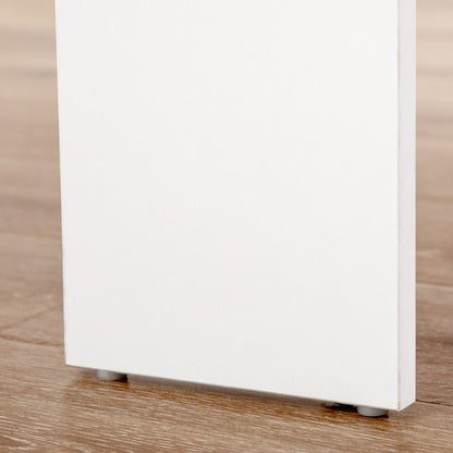 Extendable Dining Table for 4-6 People Console Table with Folding Wings Multifunctional Auxiliary Table for Study Kitchen Load 60 kg 180x85x75 cm White