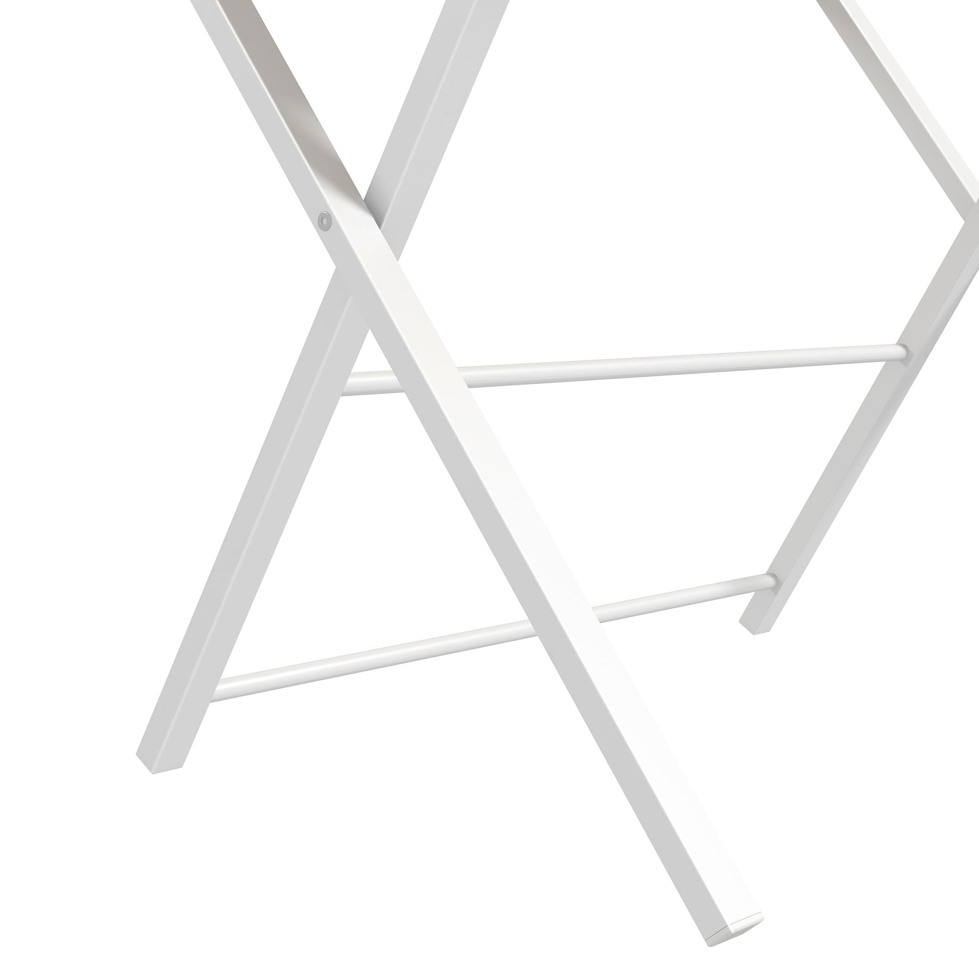 Folding Desk Study Desk with Upper Shelf Modern Style for Living Room Office Bedroom 81.5x70x84 cm Natural and White