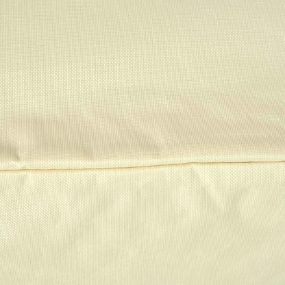 2-Seater Bench Cover 140x84x56/94 cm Outdoor Furniture Cover Oxford 600D Fabric with Waterproof Coating for Garden Patio Terrace Cream