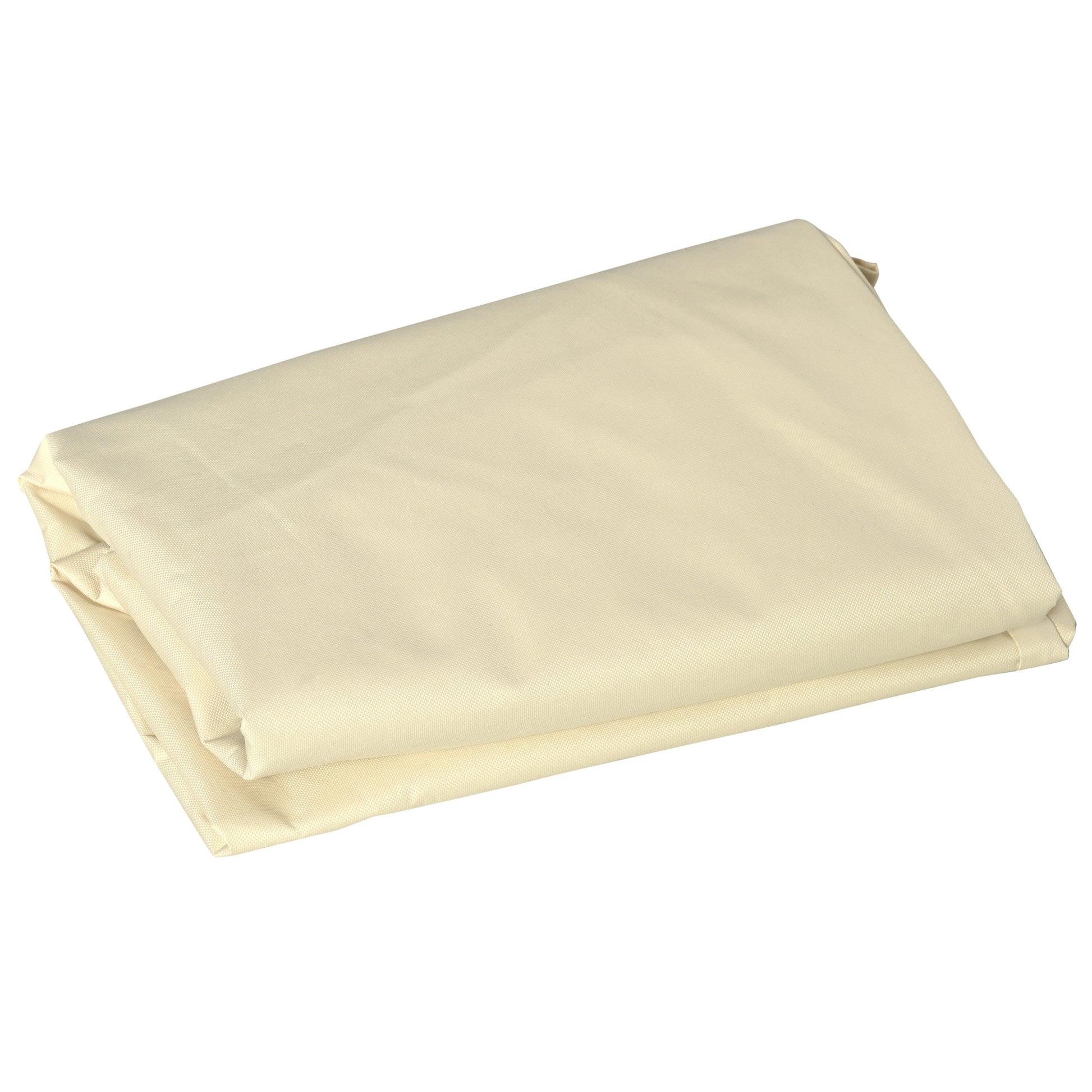 2-Seater Bench Cover 140x84x56/94 cm Outdoor Furniture Cover Oxford 600D Fabric with Waterproof Coating for Garden Patio Terrace Cream