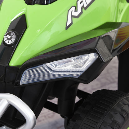 Children's Sliding Car Pedal Car with Feet Sliding Kids Car Vehicle for 18-36 Months Light Music Plastic Steel Green 67.5 x 38 x 44 cm