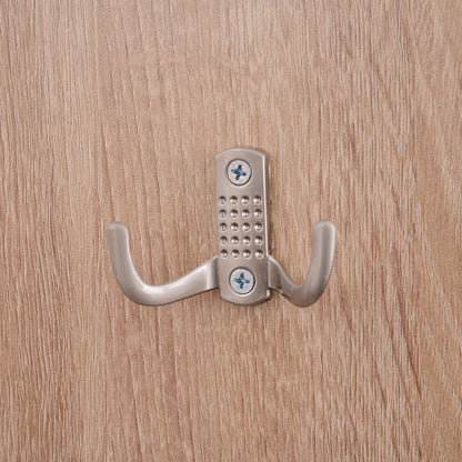 3-Piece Entryway Furniture Set with Shoe Bench, Wall Coat Rack, and Mirror, Wooden Wardrobe for Bedroom and Hallway, 80x27x46.5 cm in Wood Color and White