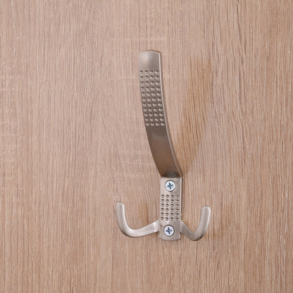 3-Piece Entryway Furniture Set with Shoe Bench, Wall Coat Rack, and Mirror, Wooden Wardrobe for Bedroom and Hallway, 80x27x46.5 cm in Wood Color and White