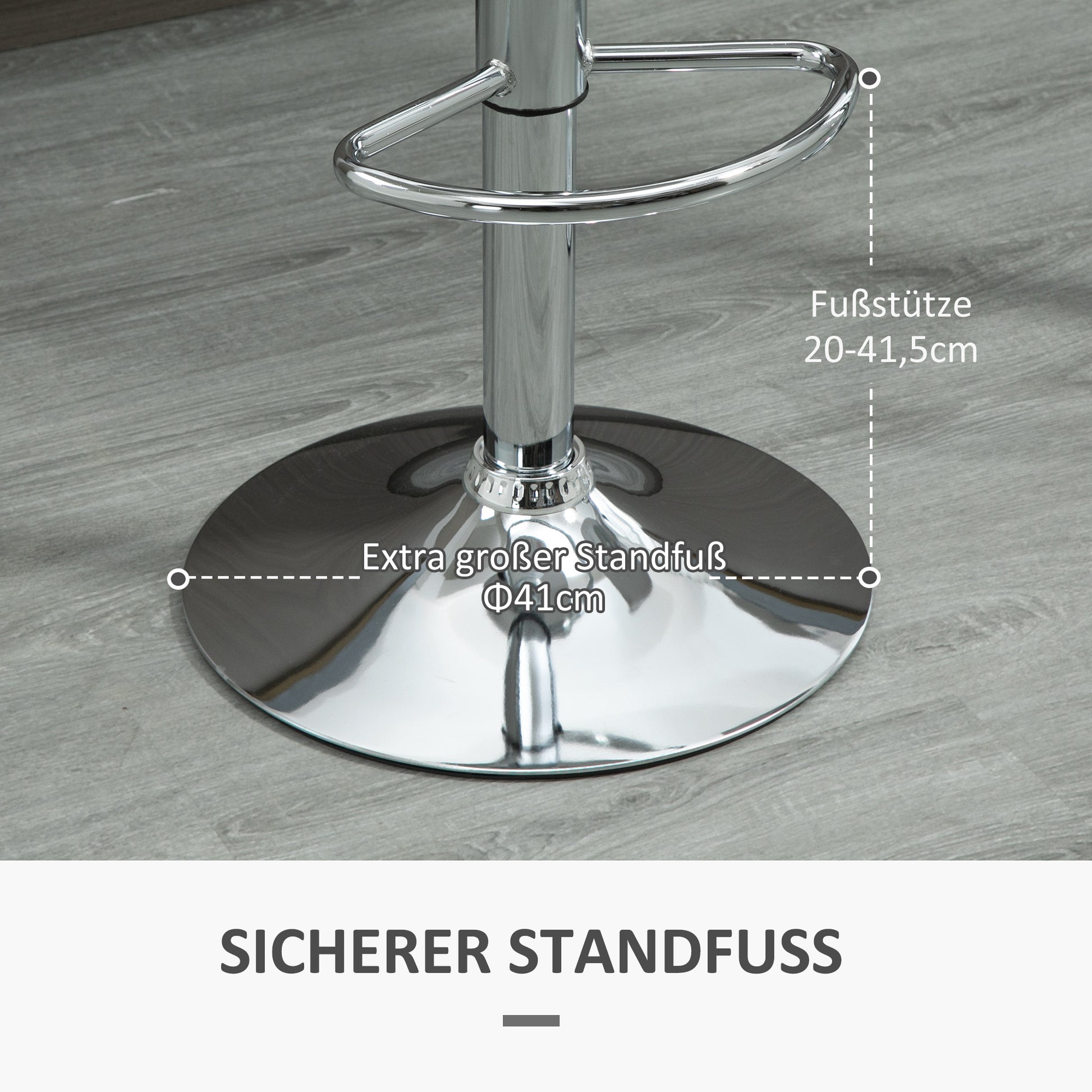 Bar Stool Set of 2, Upholstered Bar Chairs with Steel Frame, Backrest, Height Adjustable Kitchen Chairs with Footrest 360° Swivel Counter Stools for Kitchen, Living Room, Dining Room, Faux Leather White