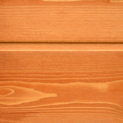 Small Animal Hutch made of fir wood, double-storey small animal house, dwarf rabbit hutch, small animal enclosure with bottom tray, ramp, Orange, 90 x 45 x 80 cm