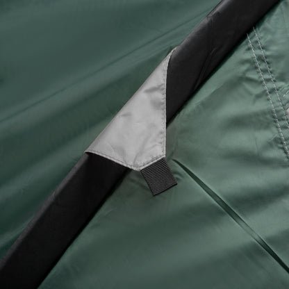 2-Person Tent 190T Camping Tent with Pegs Dome Tent Fiberglass Polyester Gray 325 x 183 x 130 cm