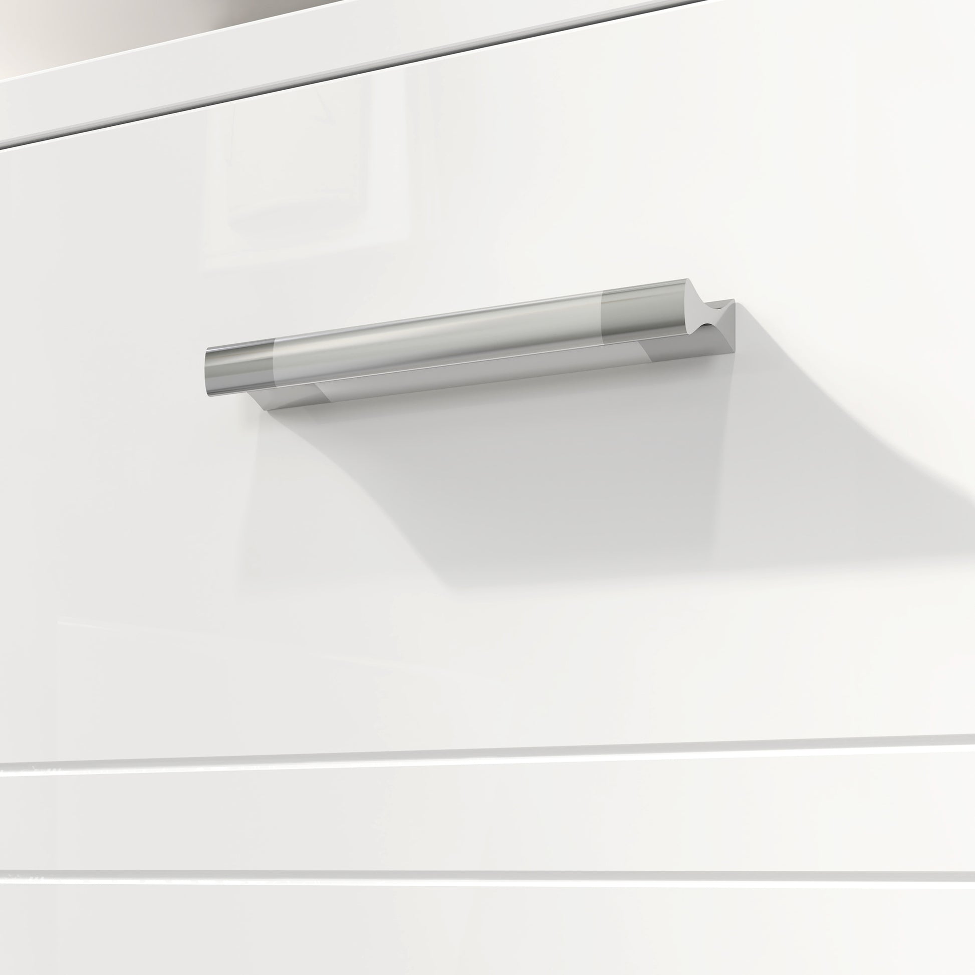 Under Sink Cabinet Bathroom Wall Cabinet with 2 Doors and Adjustable Interior Shelf Modern Style 23.6x11.8x24.6 inches White