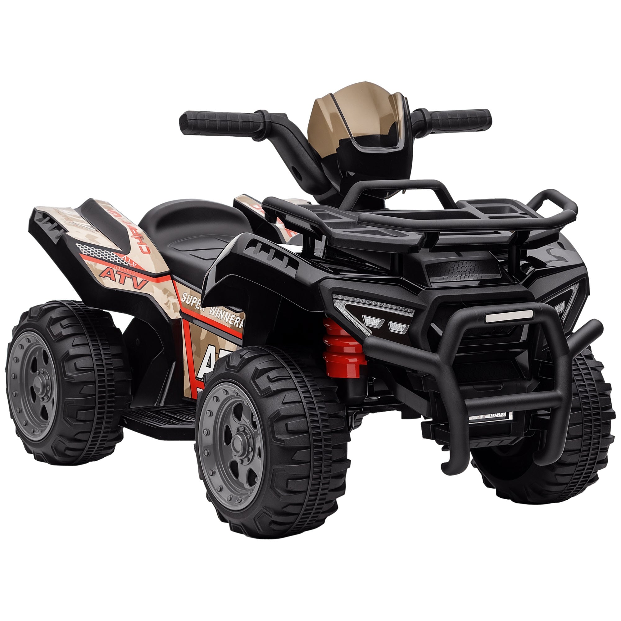Kids Quad Electric 6V Children's Quad with Forward Function, Music, Electric Quad for Kids 1.5-3 Years Black