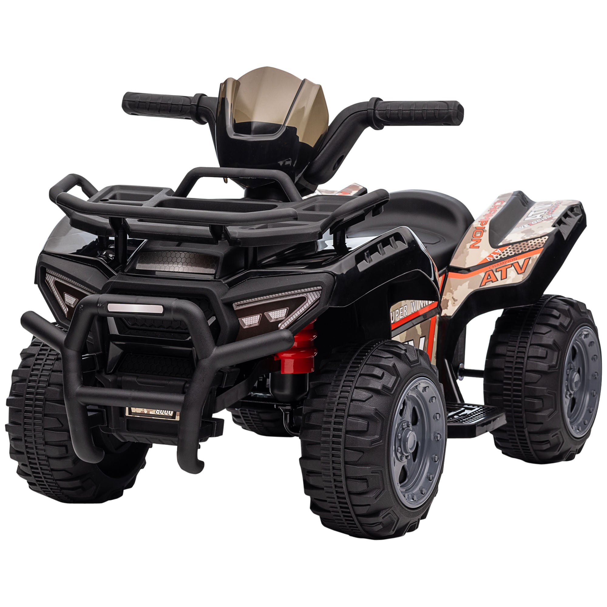 Kids Quad Electric 6V Children's Quad with Forward Function, Music, Electric Quad for Kids 1.5-3 Years Black