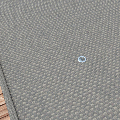 Replacement Canopy for Garden Pergola 3x3 m with 16 Drainage Holes, Hooks and Rings, Polyester Gazebo Pergola Cover, Dark Grey