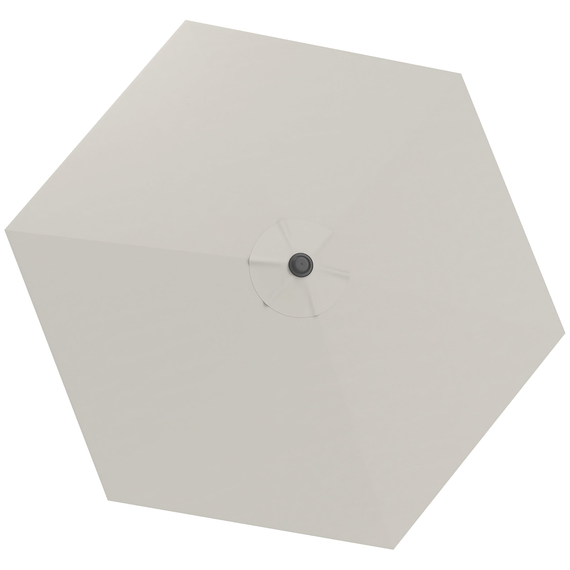 3m Umbrella Replacement Canopy Replacement Cover for Patio Umbrella with Superior Ventilation UV 30+ Protection Polyester Replacement Cover for Outdoor Parasol Cream