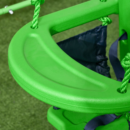 Baby Swing with Stand Kids Swing with Metal Frame Safety Belt Toddler Swing Swing Set for Indoor Outdoor Swing Seat Swing for Baby and Children