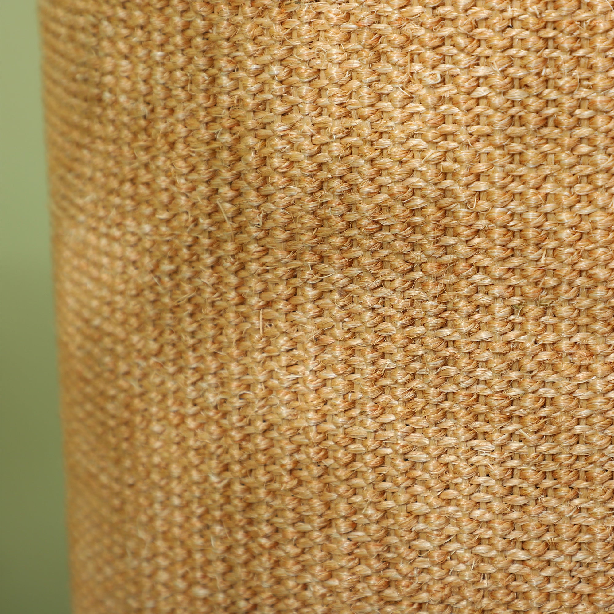Scratching Barrel, 60 cm High Cat Barrel with 2 Caves, Scratching Post, Cat Tower made of Sisal, for Cat up to 5 kg, Brown