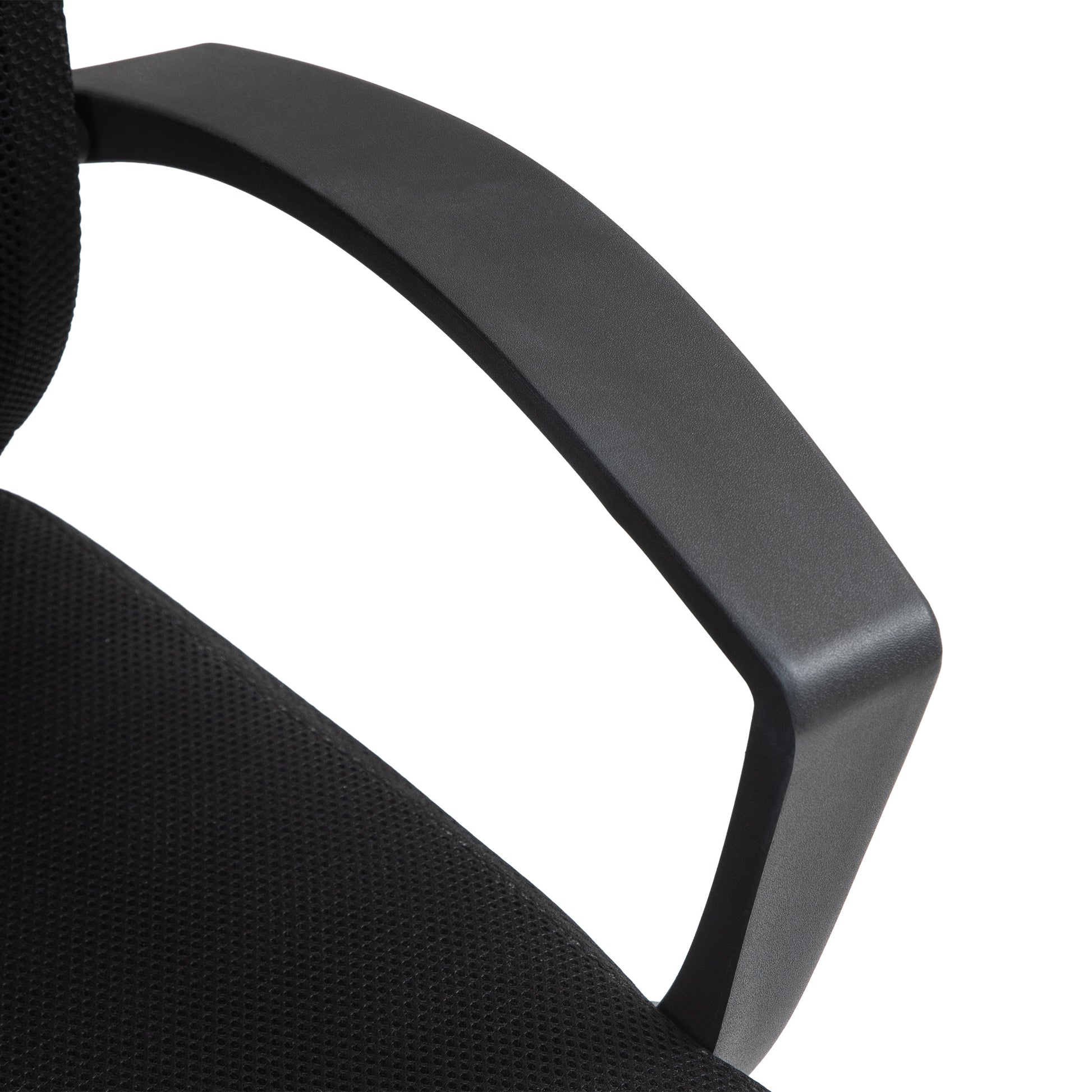 Office Chair with Tilt Function, Height Adjustable Desk Chair, Swivel Chair up to 120 kg, for Office, Study Room, Black