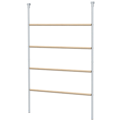 Wooden Chicken Perch Ladder, Chicken ladder Chicken playground Perch Climbing frame for 4-6 chickens 140 x 86 x 2.5 cm Natural wood