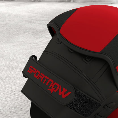 SPORTNOW Boxing Mitts Muay Thai MMA Curved Pads for Boxing Training Boxing Karate Taekwondo Kickboxing Training Sparring Martial Arts Red