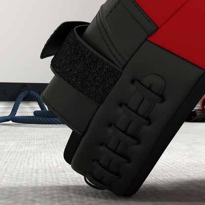 SPORTNOW Boxing Mitts Muay Thai MMA Curved Pads for Boxing Training Boxing Karate Taekwondo Kickboxing Training Sparring Martial Arts Red