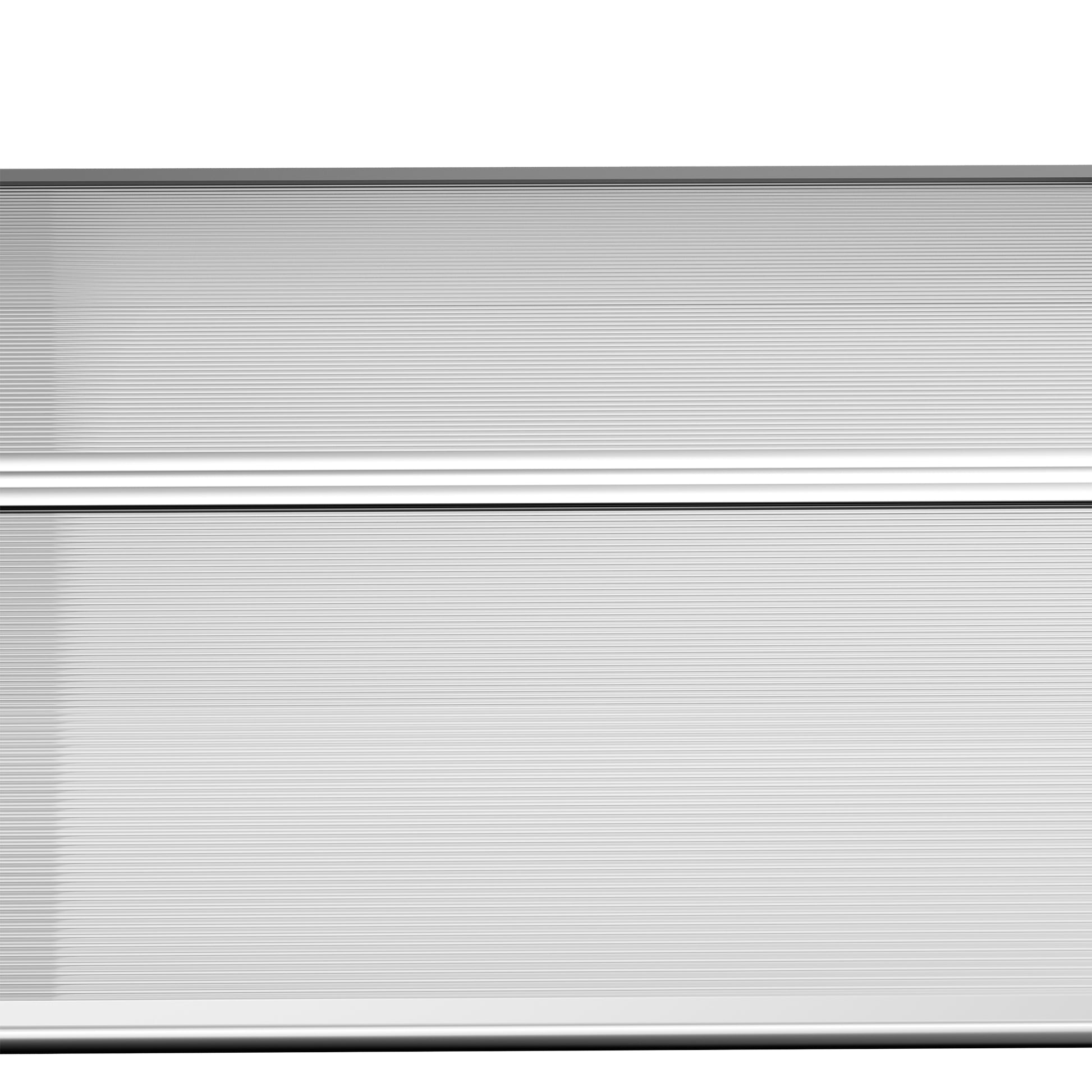 Door Canopy Awning 90 x 295 cm, Arch Canopy with UV Protection, Front Door Canopy Sunshade made of Polycarbonate Rain Shelter for Outdoor, White