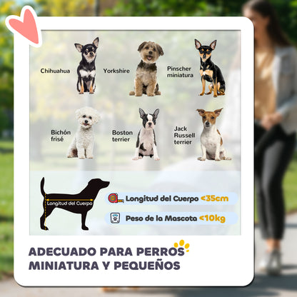 Foldable Dog Stroller Pet Stroller for Small Dogs with Adjustable Canopy Storage Basket 2 Universal Wheels Load 15 kg 75x46x94 cm Red