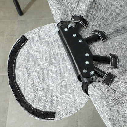 Hanging Chair with Stand, Egg-shaped Swing Chair with Seat Cushions, Foldable Hammock for Outdoor Swing Chair Indoor Outdoor, Patio, Garden, Grey