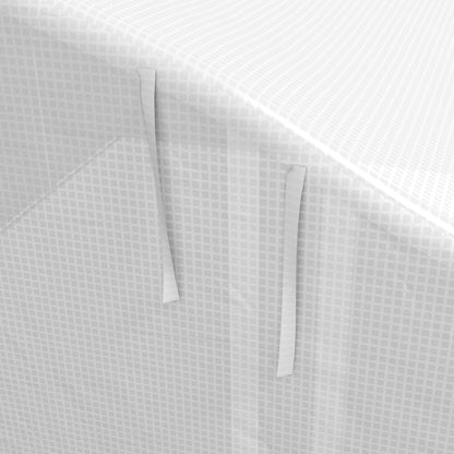 4x3x2m Tunnel Greenhouse Garden Greenhouse with Mesh Door and 8 Windows Orchard Greenhouse with Pointed Roof Shutters and Roll-Up Sides for Crops Plants Vegetables White