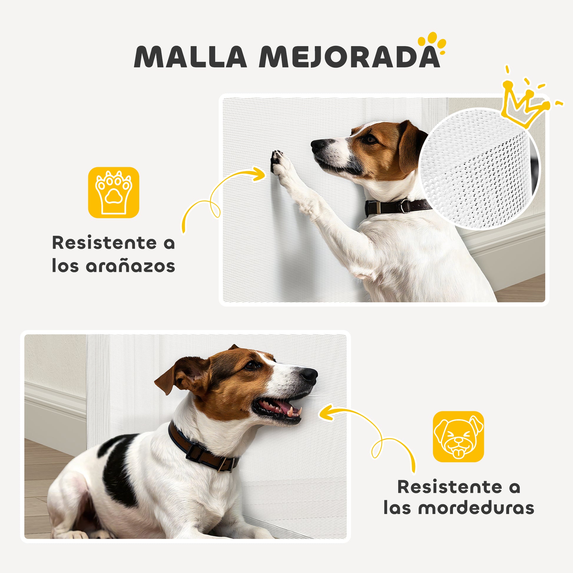 Retractable Dog Gate 0-144 cm Small Dog Gate Extensible Pet Safety Barrier with Locking Switch for Stairs Doorways Hallways White