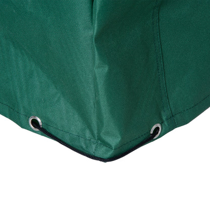 Garden Furniture Cover Outdoor 222x155x67 cm Waterproof UV-Resistant Dust-Proof Protective Cover for Terrace Patio Dark Green