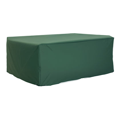 Garden Furniture Cover Outdoor 222x155x67 cm Waterproof UV-Resistant Dust-Proof Protective Cover for Terrace Patio Dark Green