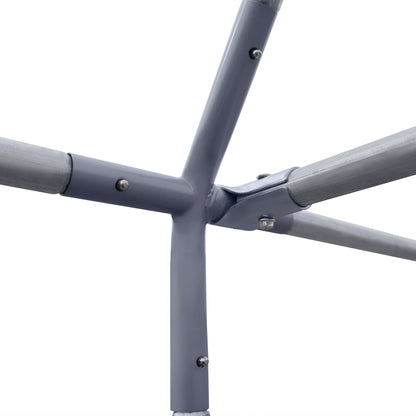 Chicken Coop with Cover, Steel Chicken Coop with Lock, 280x190x195 cm