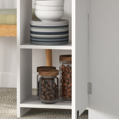 Folding Dining Table, Extendable Kitchen Table, for 2 to 4 People, with 2 Side Flaps, for Small Spaces, Rectangular, Modern Design, Oak