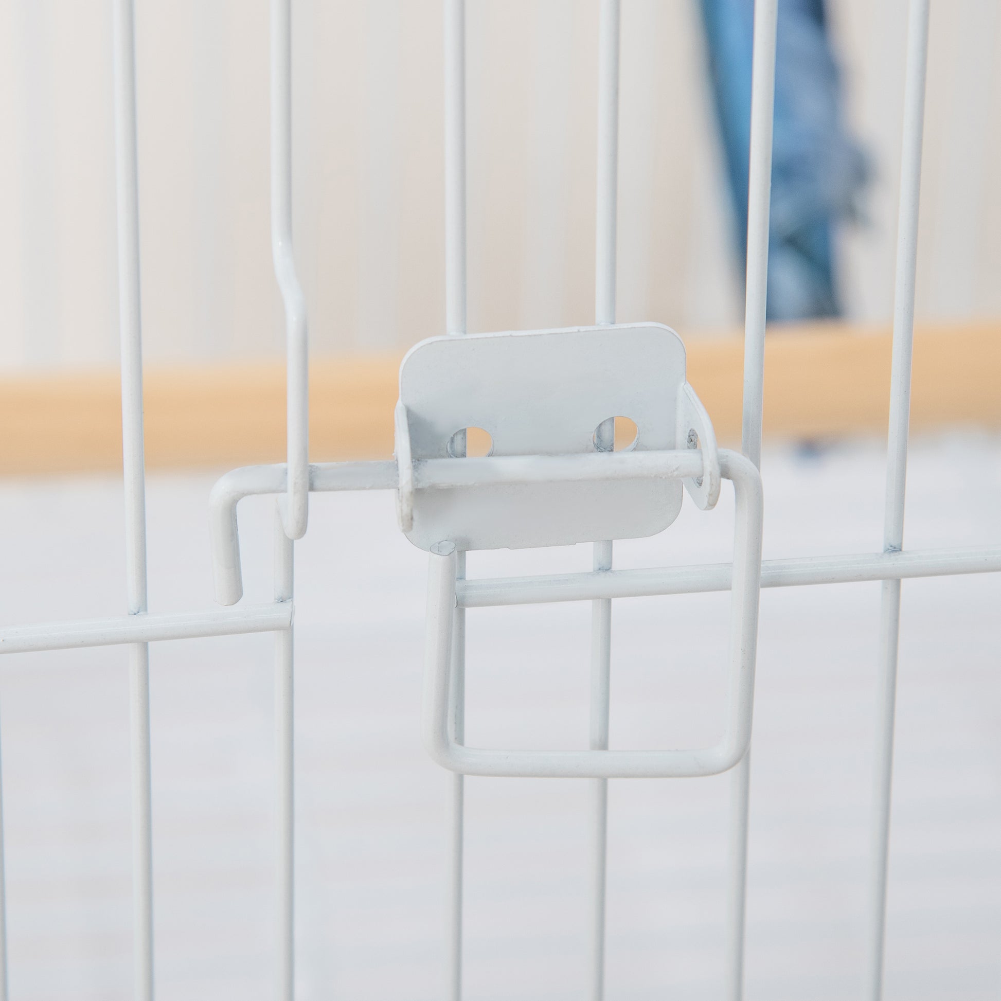 Bird Cage with Wheels Large Cage with Stand Birdhouse with Removable Tray Doors Feeders Perches and Lower Shelf for Cockatiel Budgie Sun Conure 50x49x137 cm White