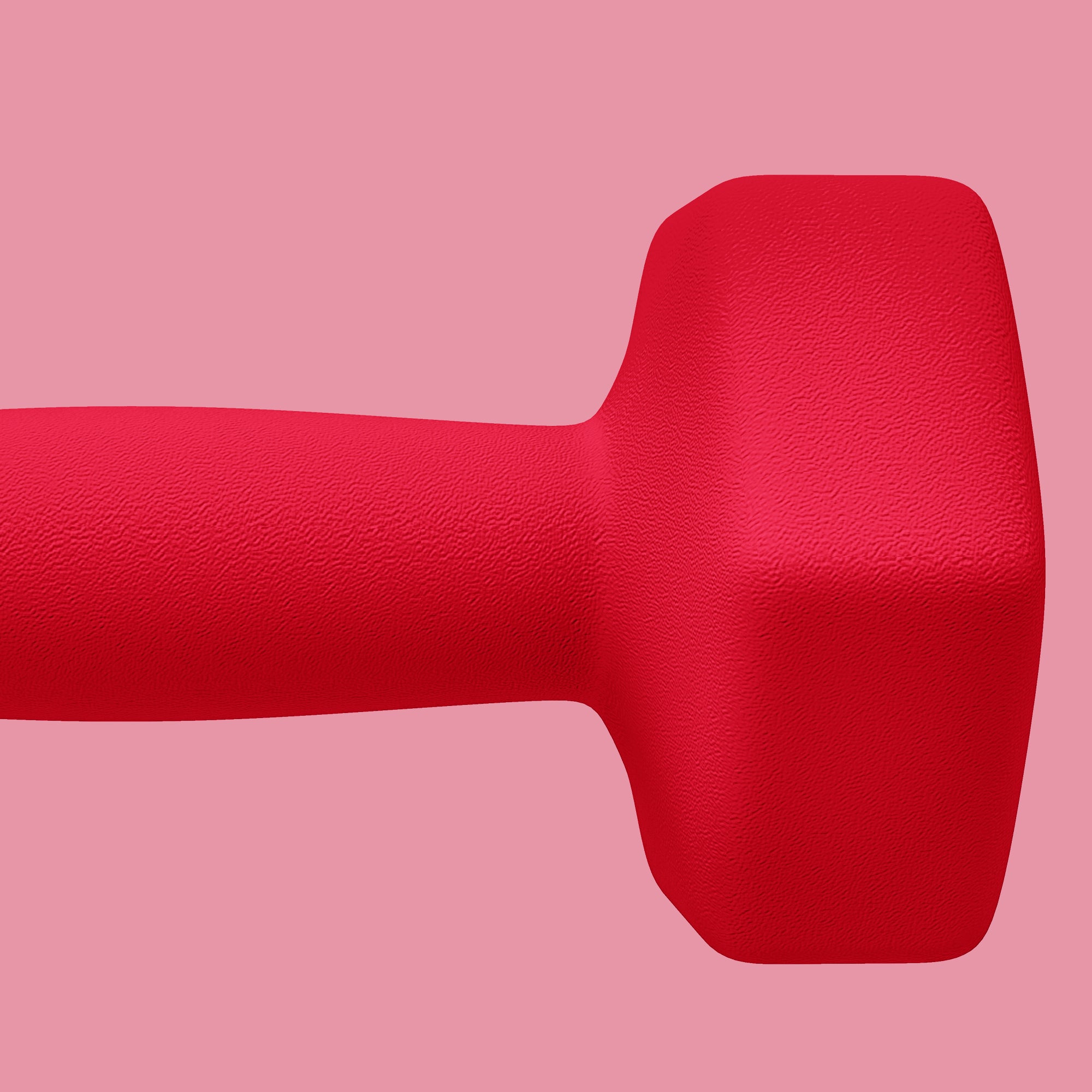 SPORTNOW Set of 2 hexagonal dumbbells with non-slip handle for home workout, 2 x 4 kg, red
