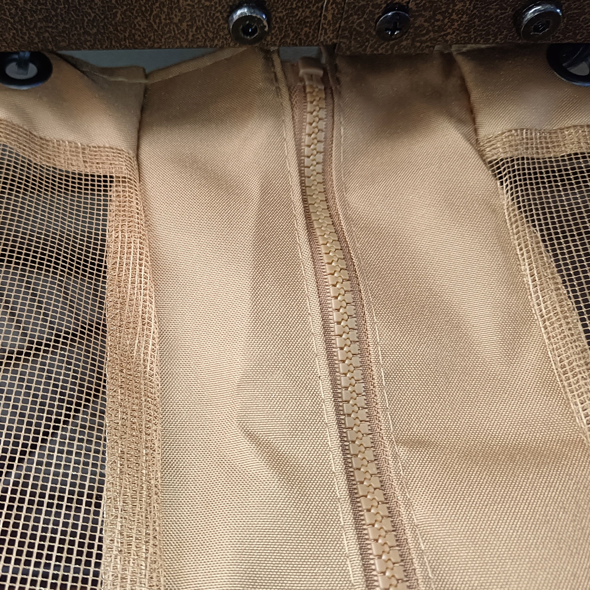 Garden Pavilion Party Tent Hardtop Pavilion Terrace Pavilion 4 x Double Side Walls Lantern Hook Alu + Polyester Bronze + Light Brown approx. 3 x 3 x 2.5 m