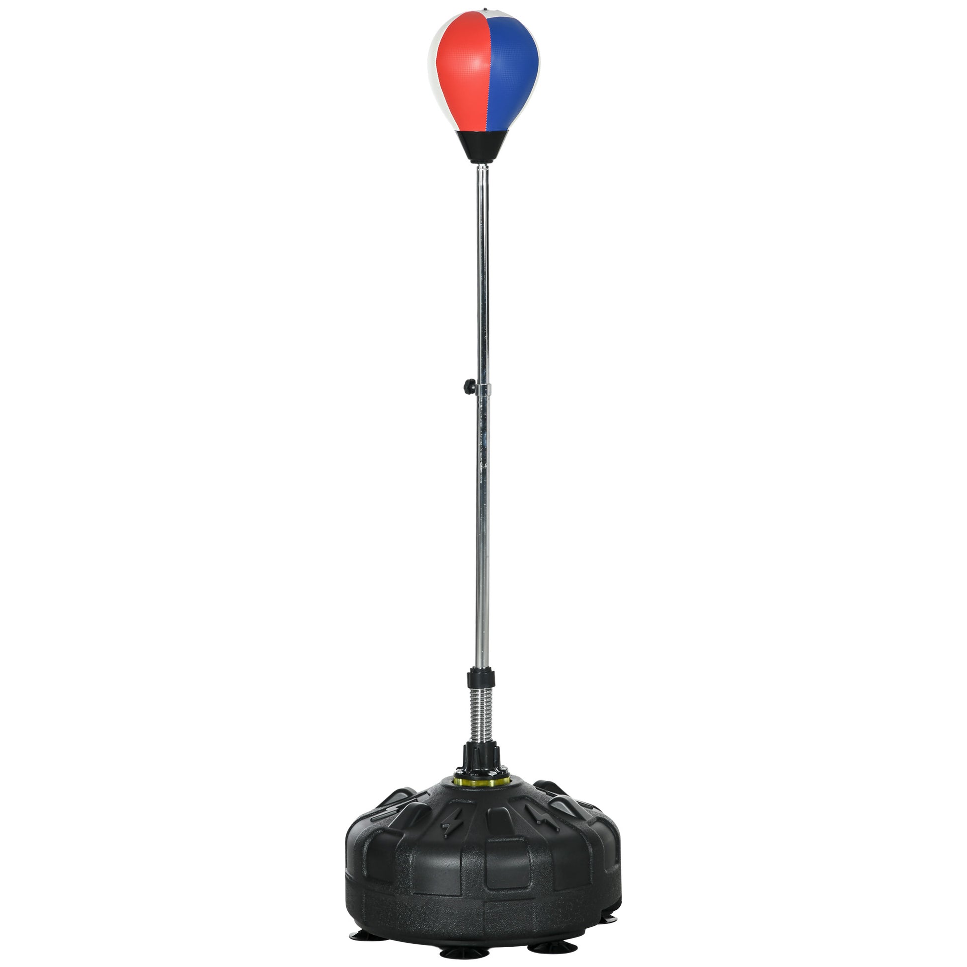 SPORTNOW Punching Ball, Boxing Bag 147-165 cm Adjustable Stand Boxing Trainer, Standing Boxing Ball for Training, Exercise, Black