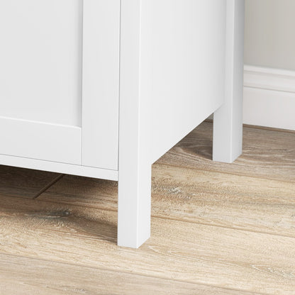 Office Drawer File Cabinet with 2 Drawers 2 Hanging Bars Lock and 2 Keys for A4 Size for Study Living Room 79x40x72 cm White and Oak