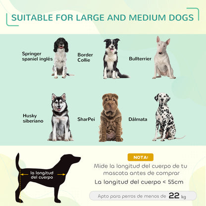 Raised Pet Bed for Dogs Cats Breathable Pet Bed 110x75x20 cm for Sleeping Relaxing with Steel Frame for Indoor Outdoor Black