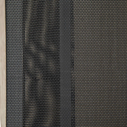 Raised Pet Bed for Dogs Cats Breathable Pet Bed 110x75x20 cm for Sleeping Relaxing with Steel Frame for Indoor Outdoor Black