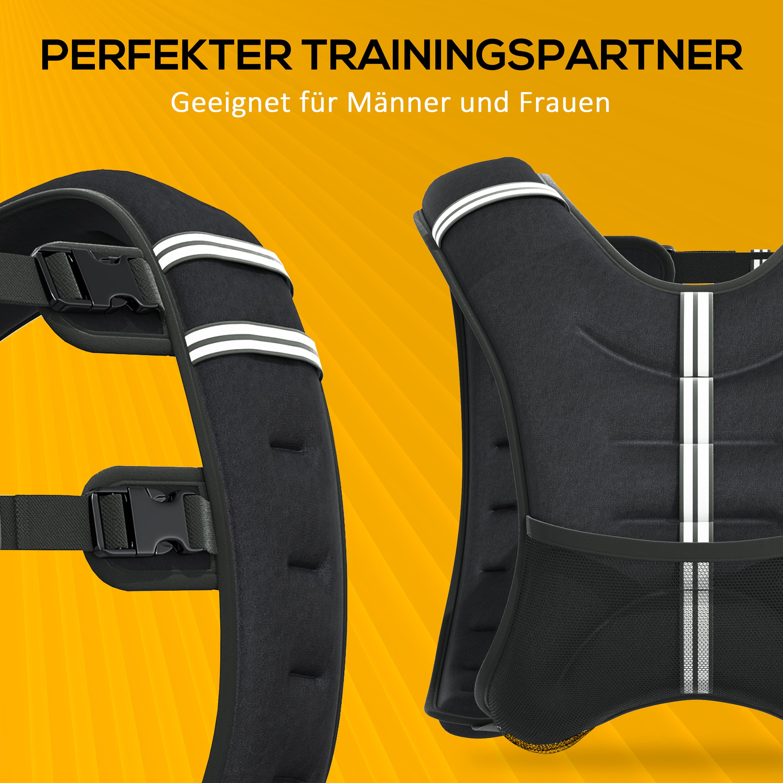 Weighted Vest 5 KG / 8 KG / 10 KG Adjustable Training Vest with Removable Weights Running Vest for Men and Women for Muscle Building, Strength Training, Running, Fitness, Cross Training