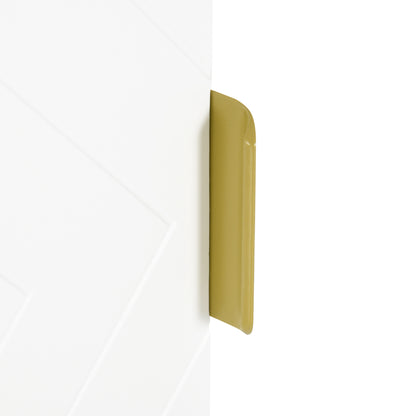 Modern Wall Bathroom Cabinet Suspended Bathroom Furniture with 1 Steel Handle and Adjustable Shelves for Kitchen 15.7x5.9x23.6 inches White