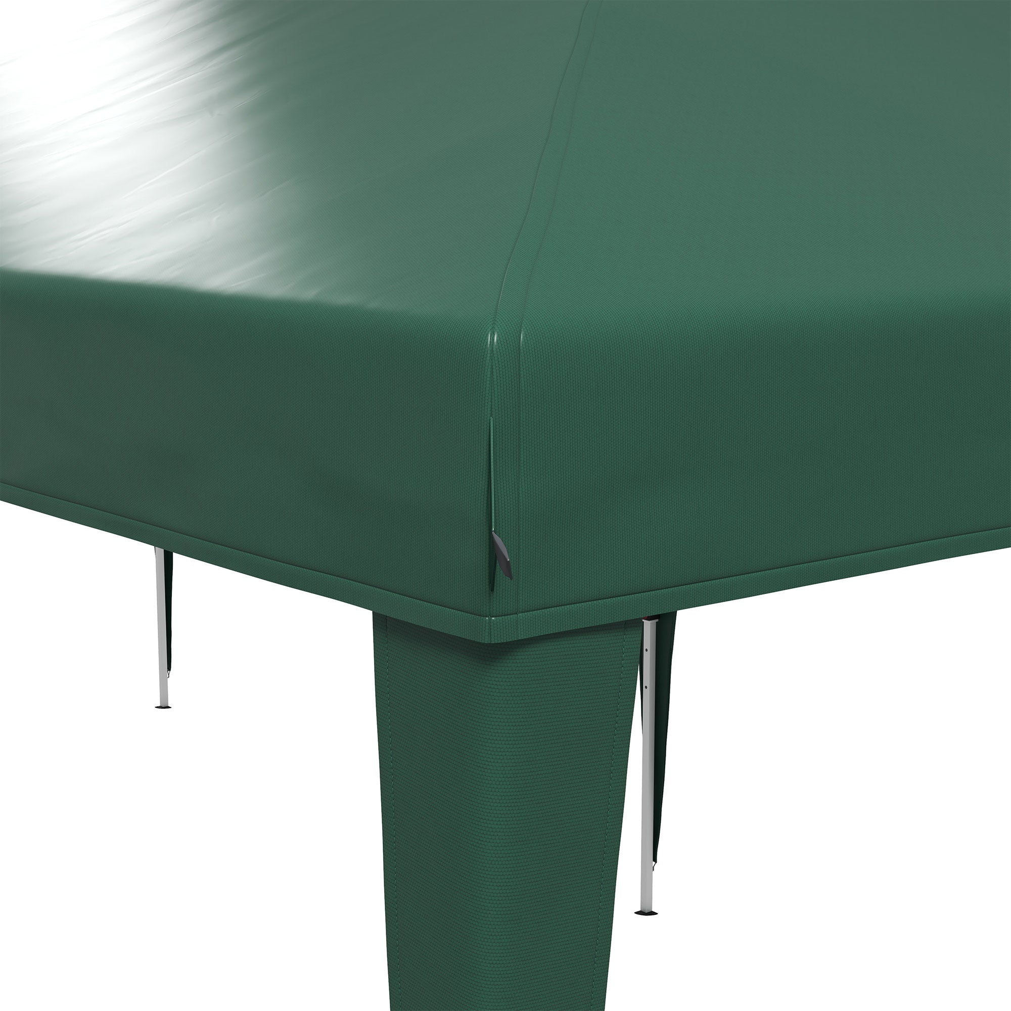 Folding Gazebo 6x3 m Canopy with 3 Adjustable Heights Anti-UV Awning and Carrying Bag for Camping Parties Green