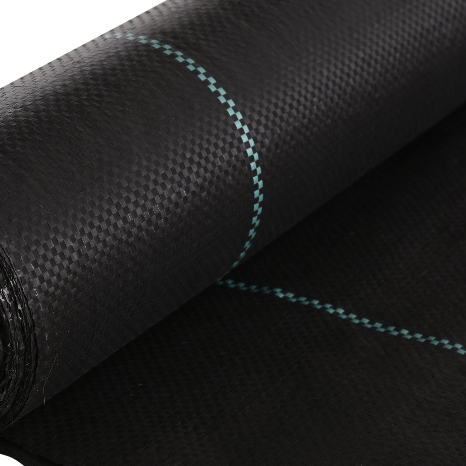 Weed Control Fabric Weed Barrier 2x25m Geotextile Mesh 60 g/m² for Weed and Weed Control Garden Weed Control Fabric Roll Black