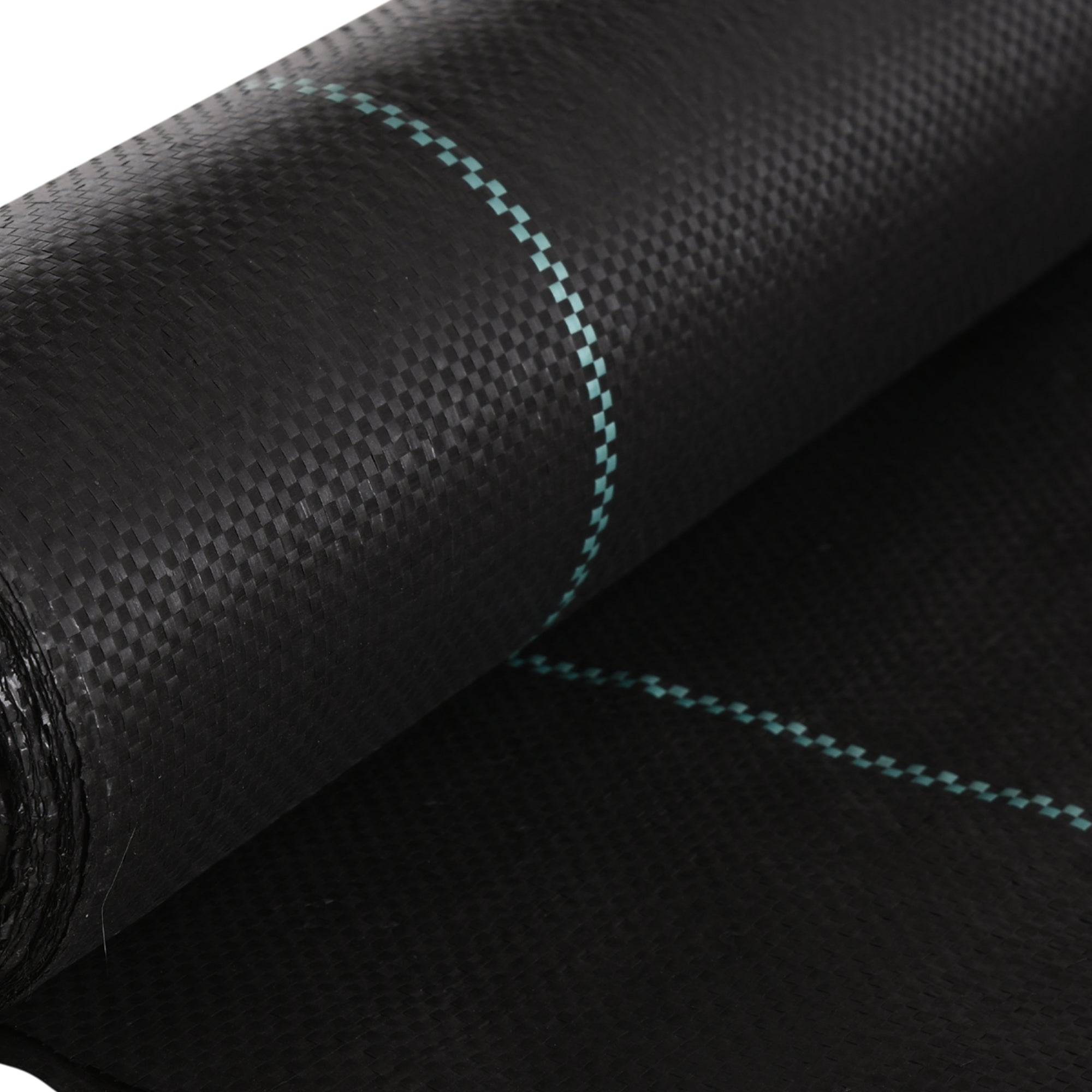 Weed Control Fabric Weed Barrier 2x25m Geotextile Mesh 60 g/m² for Weed and Weed Control Garden Weed Control Fabric Roll Black