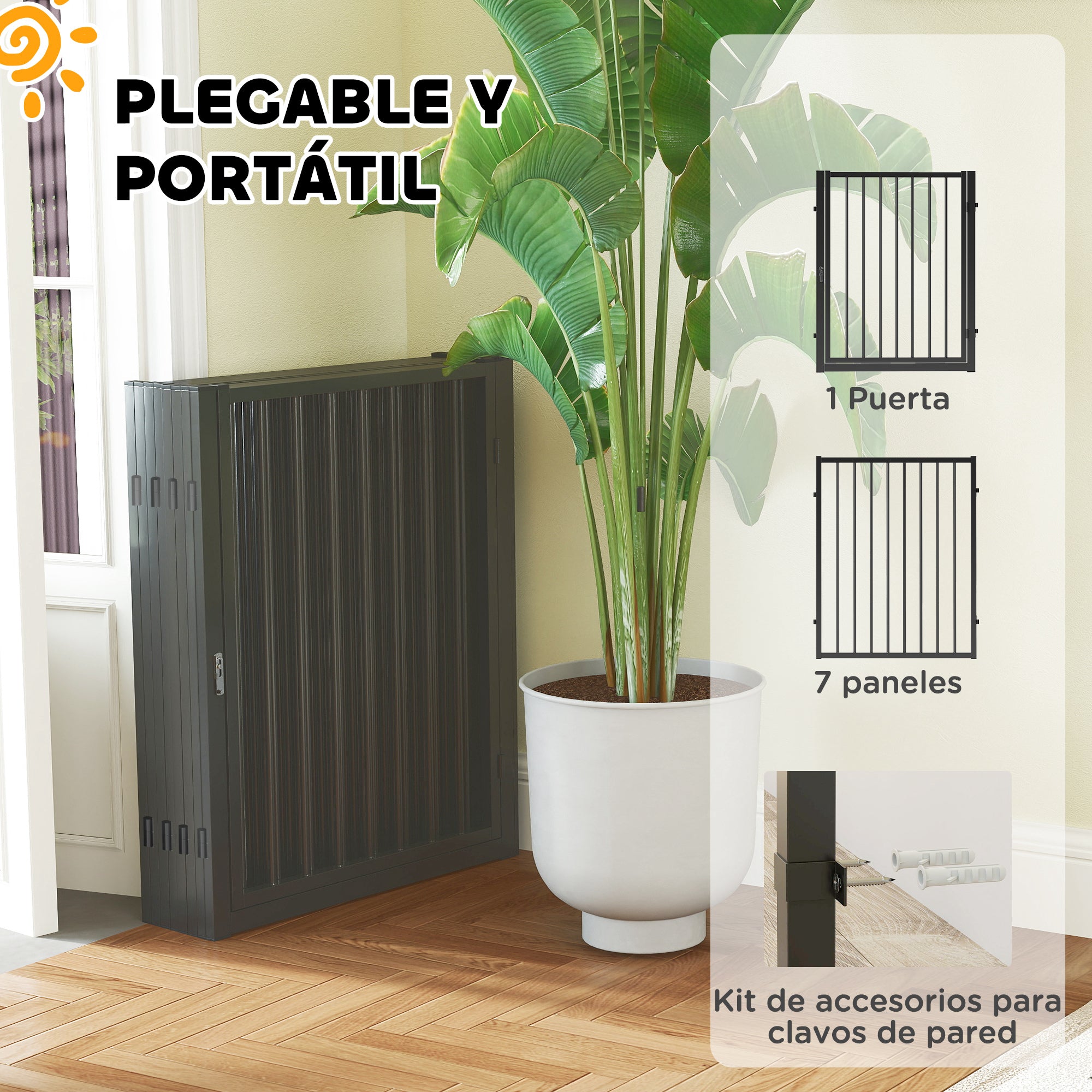 Dog Park Dog Fences 8 Panels 60x76 cm Small and Medium Steel Corral for Indoor and Outdoor Black