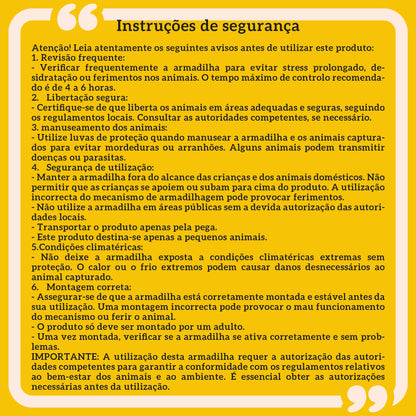 Folding Live Animal Trap 81x26x34.5 cm Wire Capture Cage with Door and Handle for Rabbits Cats Rats Rodents Silver