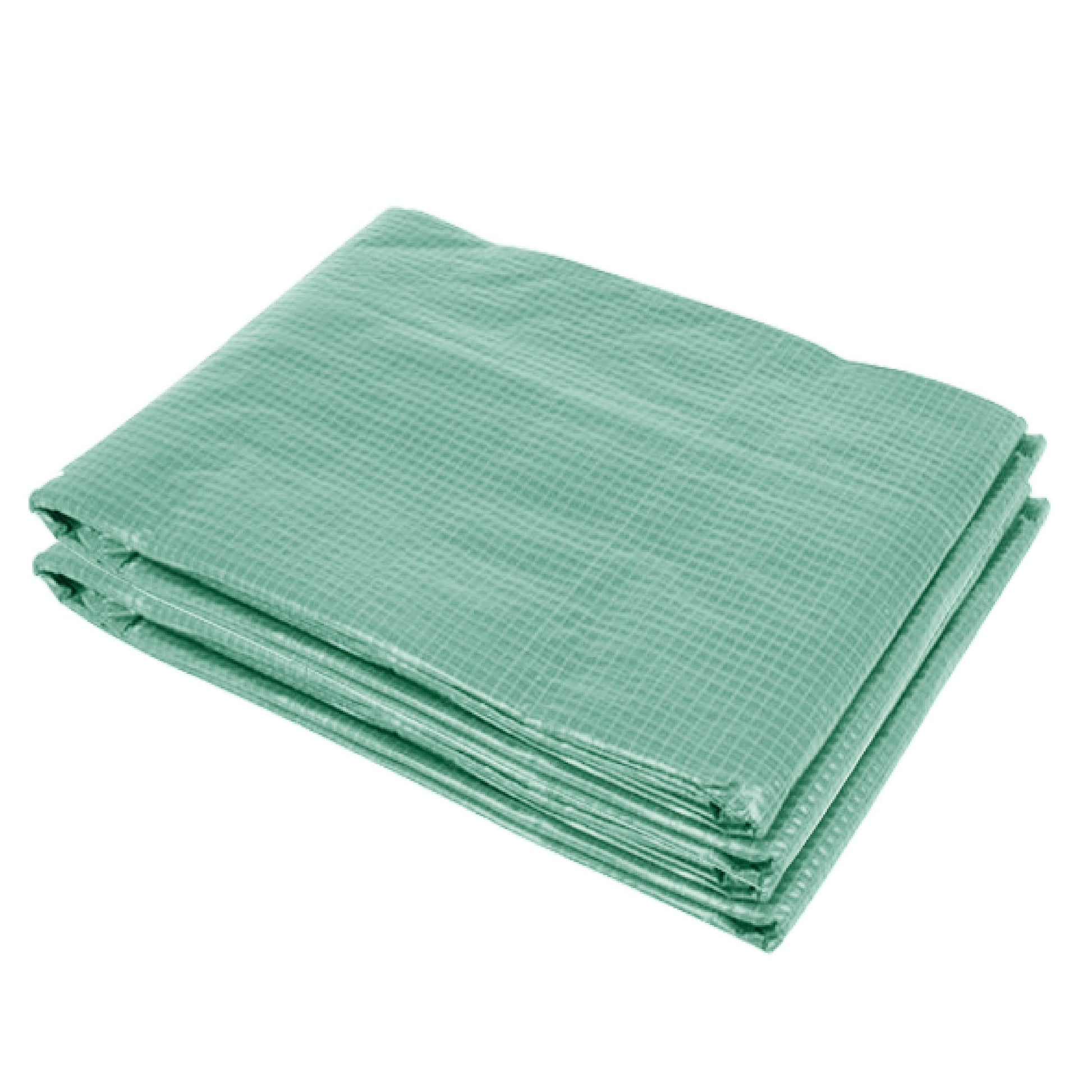 Replacement Film Cover 300 x 300 x 200 cm with front door, 6 windows tear-resistant greenhouse film, garden film for greenhouse, conservatory, cold frame, green