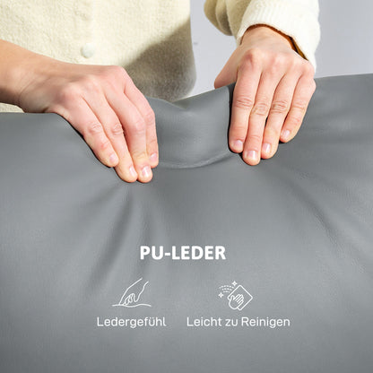 TV Armchair Recliner with Reclining Function, 3 Seater Sofa TV Chair with Pocket Springs, Double Reclining Chair, Footrest, Quick Assembly for Living Room, Dark Grey