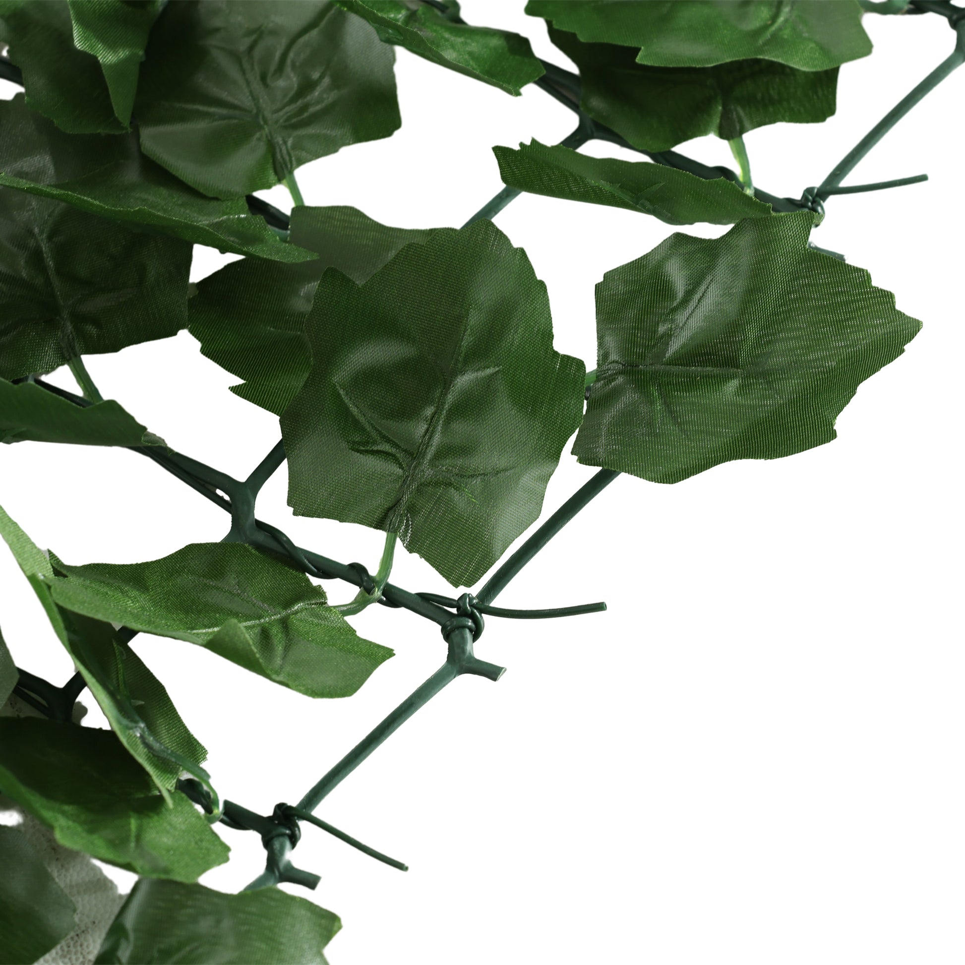 Artificial Hedge Privacy Screen Decoration Roll 3L x 1H m Realistic UV-Resistant Dark Green